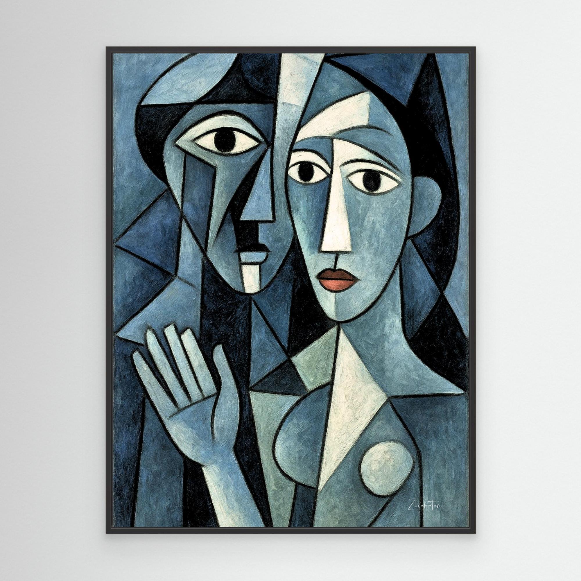 Hello Unity Framed Canvas Print