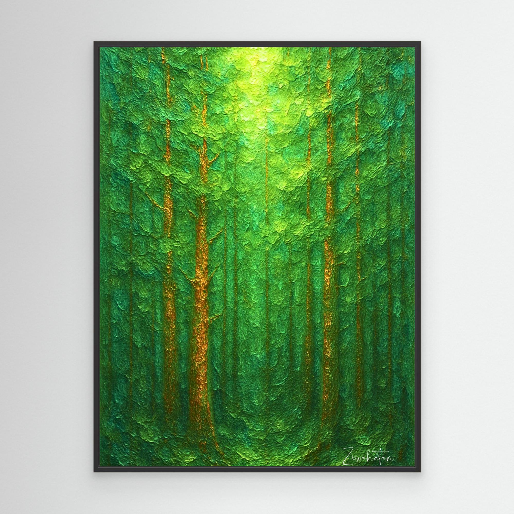 Forest Dream Framed Canvas Print