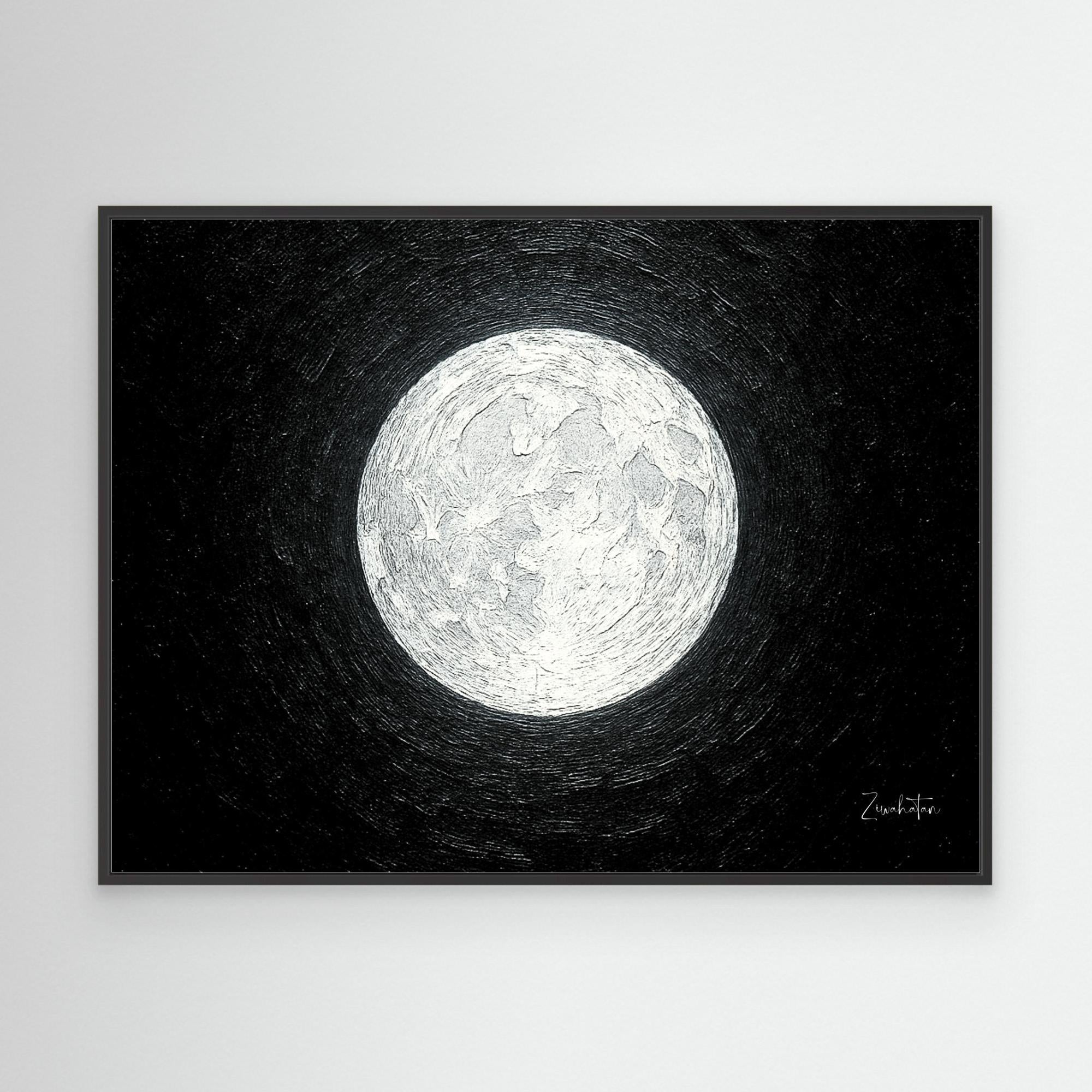 LUNAIRE Framed Canvas Print