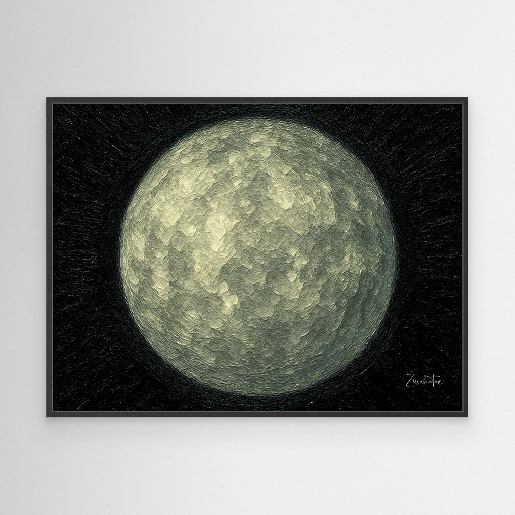 NABU Framed Canvas Print