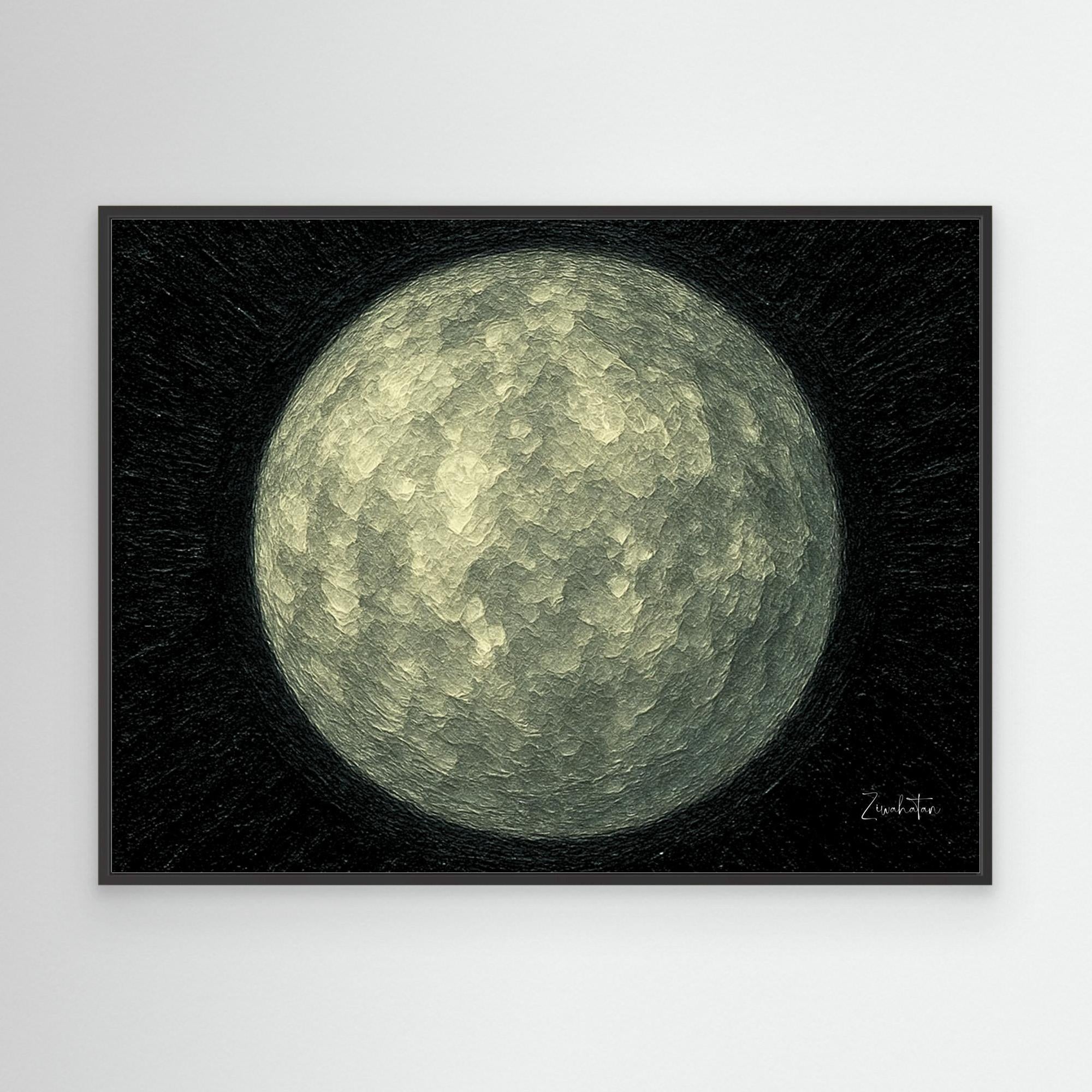 NABU Framed Canvas Print