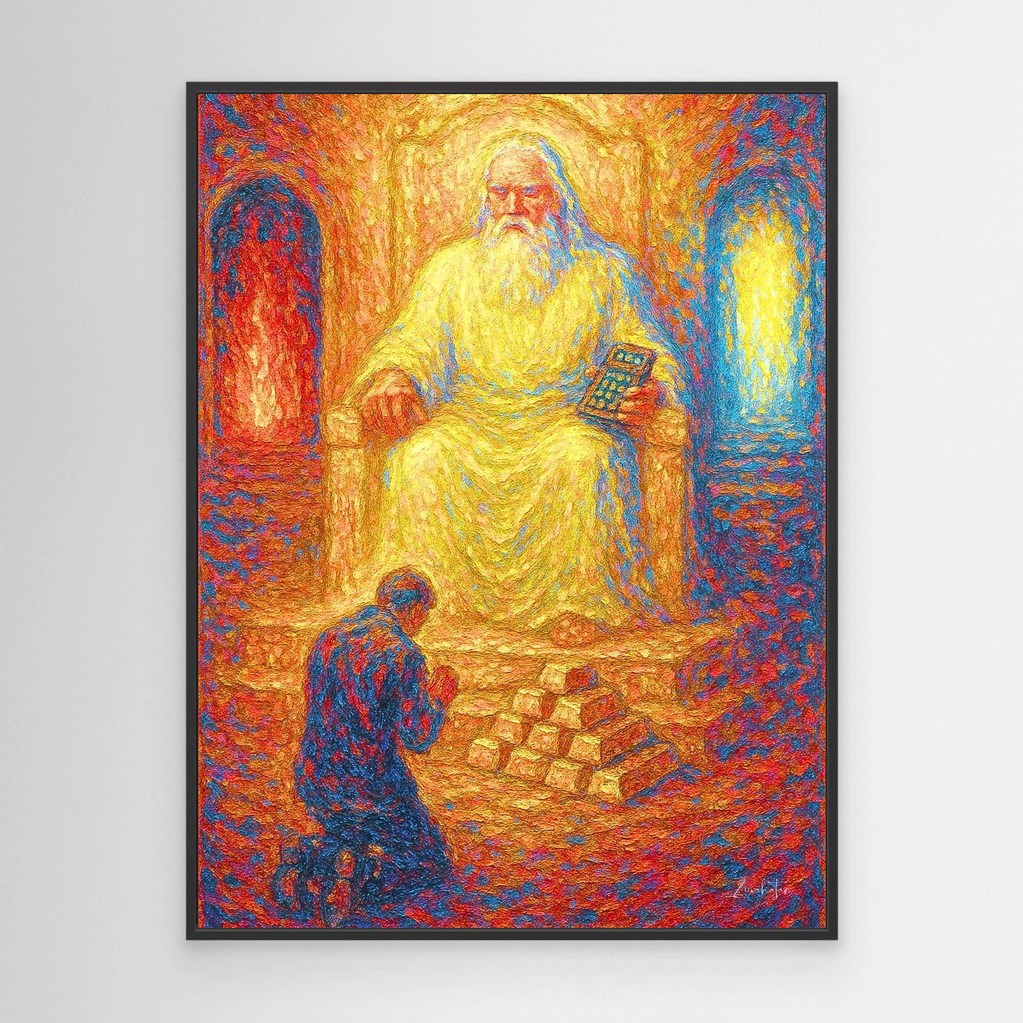 Choices Framed Canvas Print
