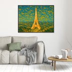 civitas Parisiorum Framed Canvas Print