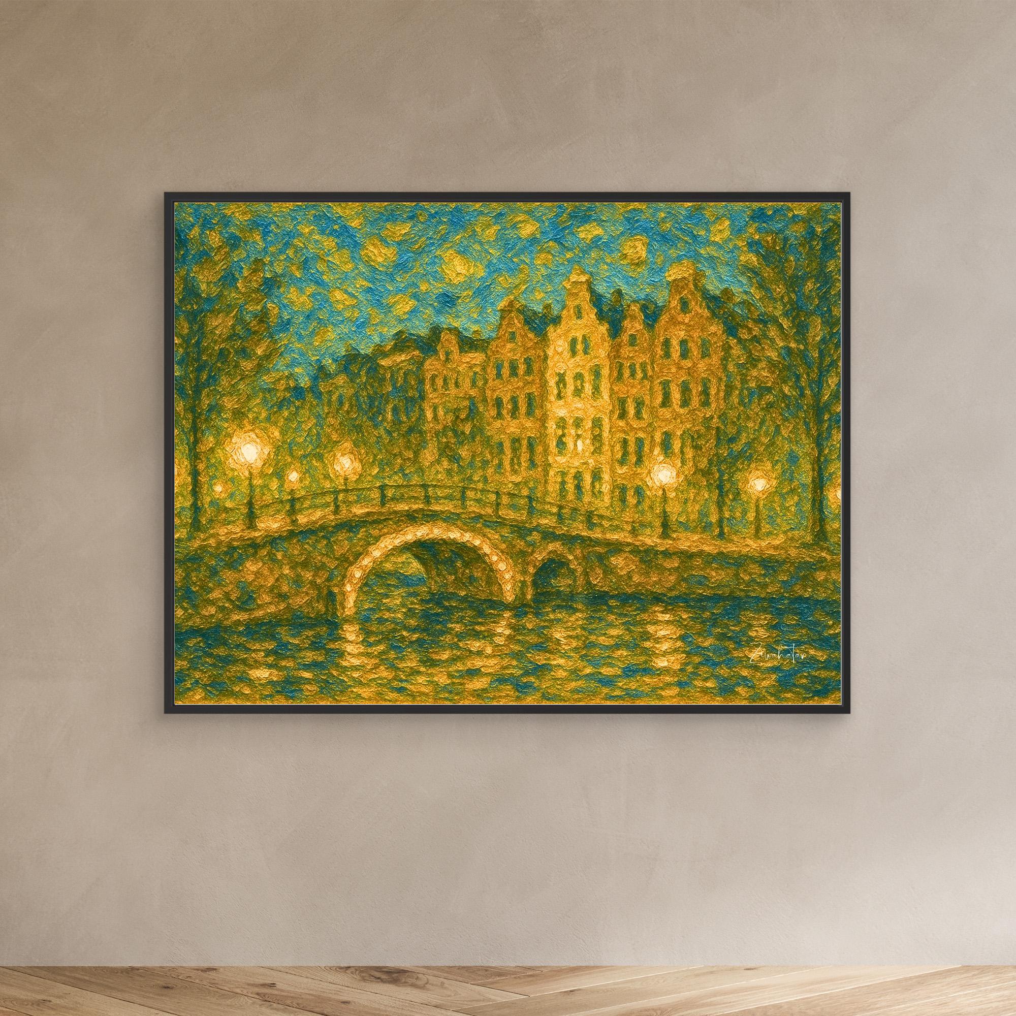 Amstelredamme Framed Canvas Print