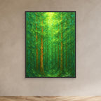 Forest Dream Framed Canvas Print
