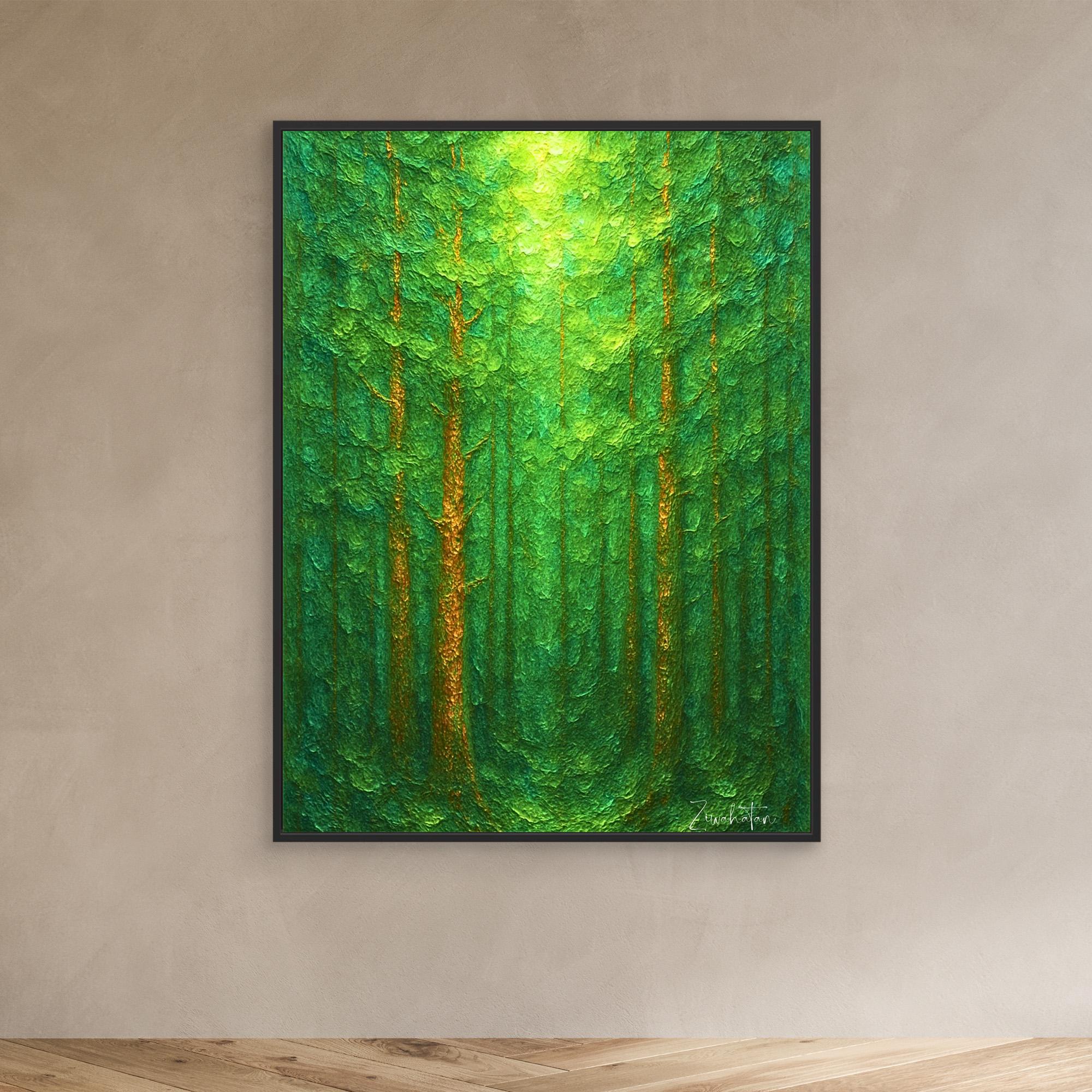 Forest Dream Framed Canvas Print