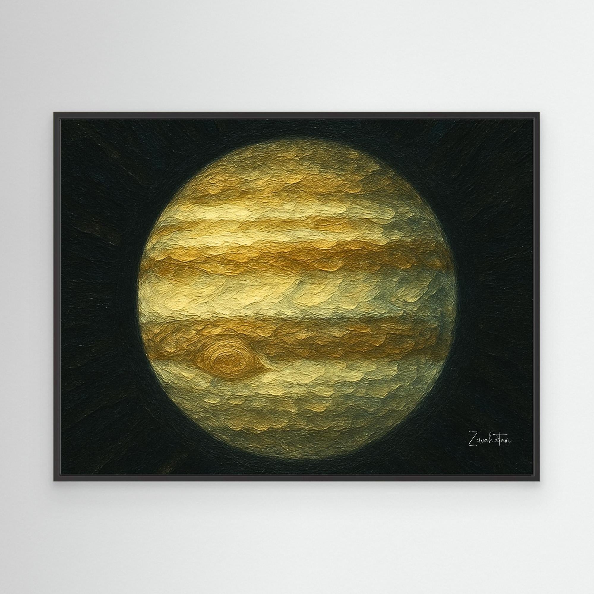 NIBIRU Framed Canvas Print