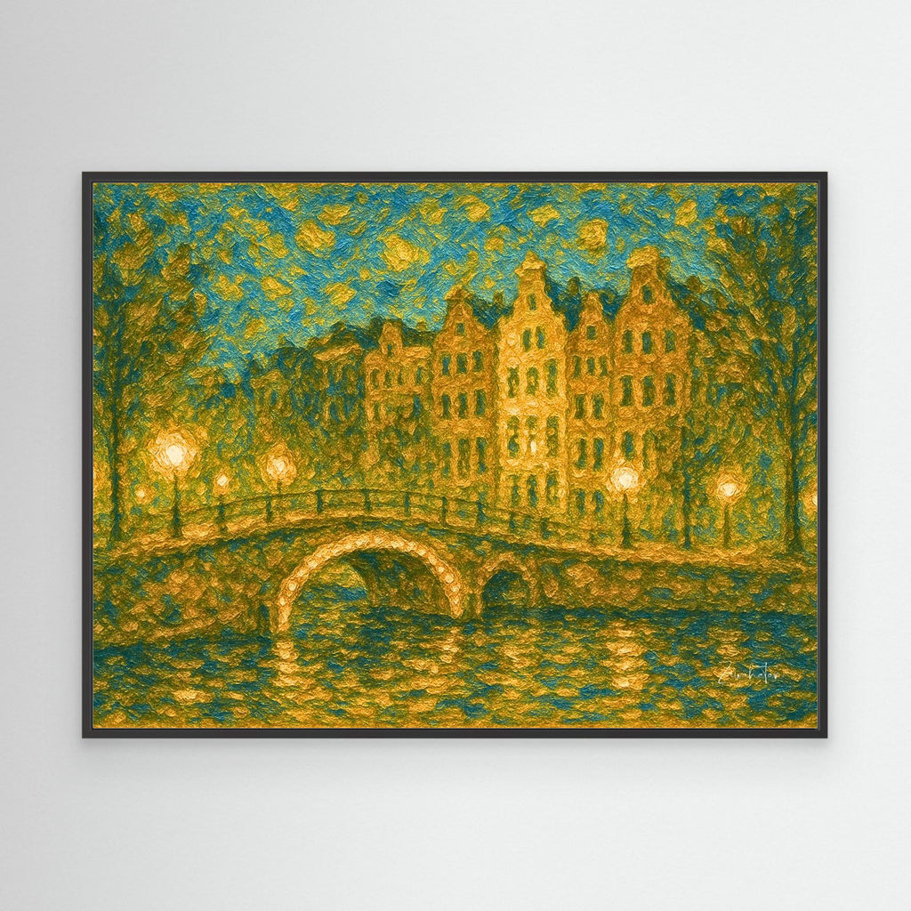 Amstelredamme Framed Canvas Print