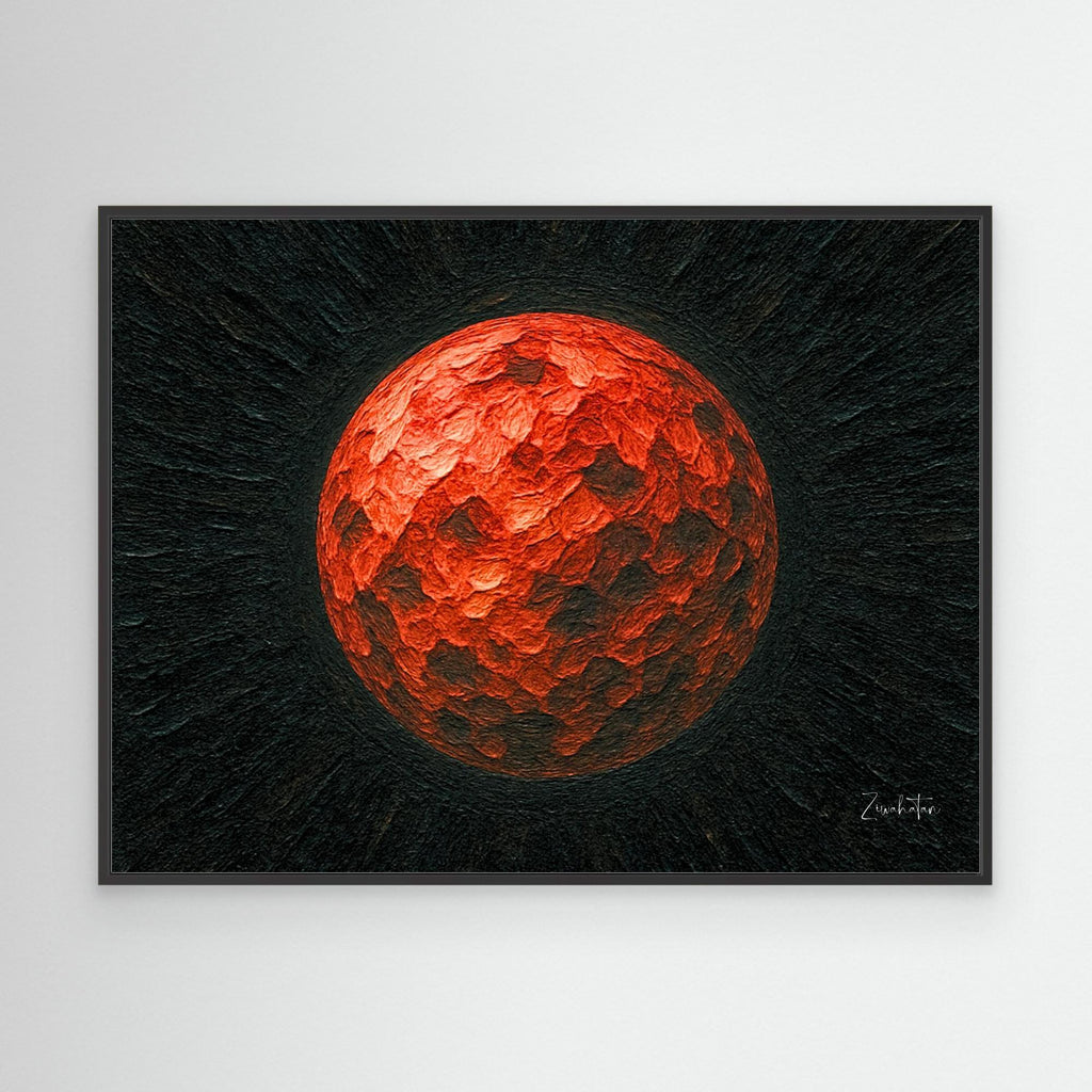 ARES Framed Canvas Print