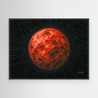 ARES Framed Canvas Print