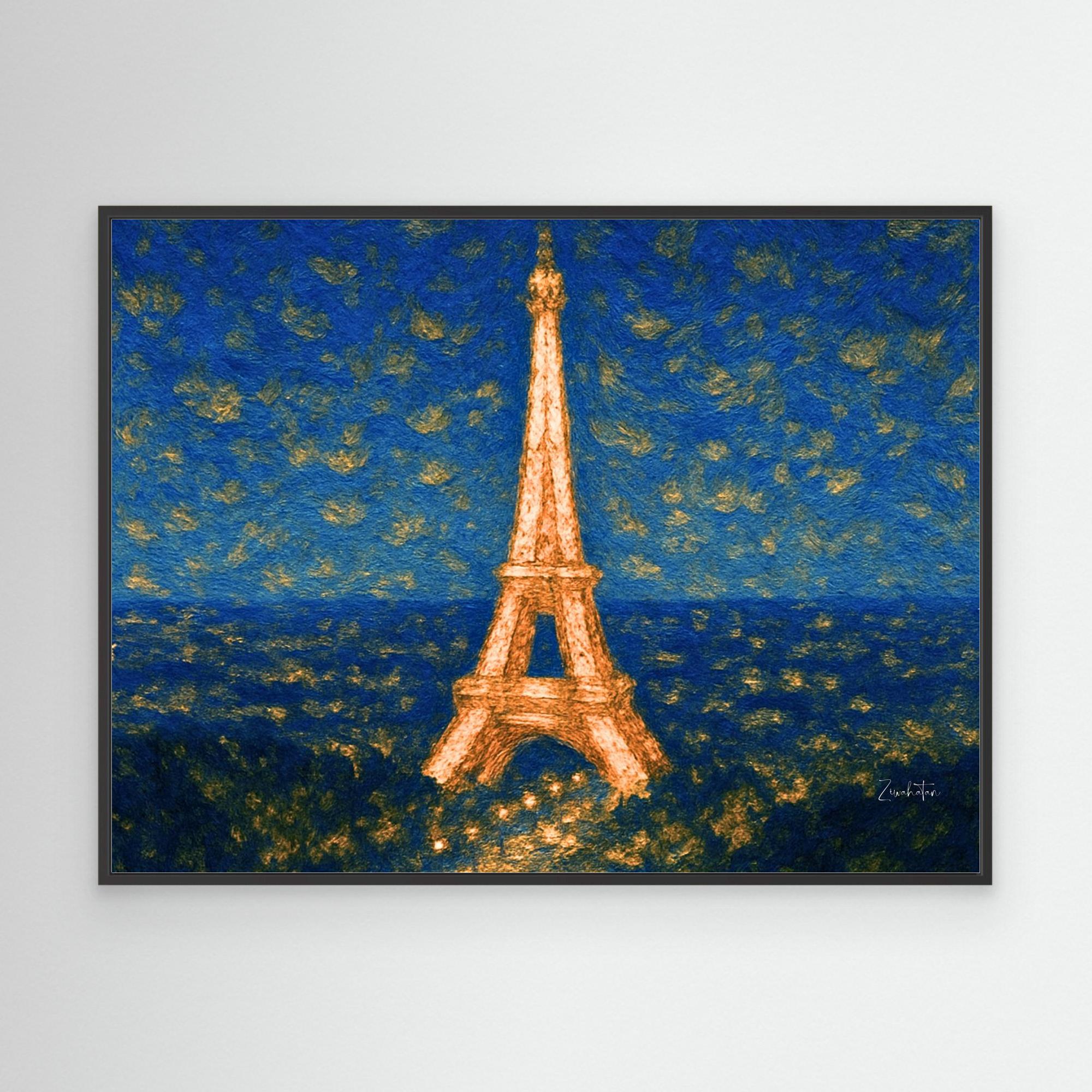 civitas Parisiorum Framed Canvas Print