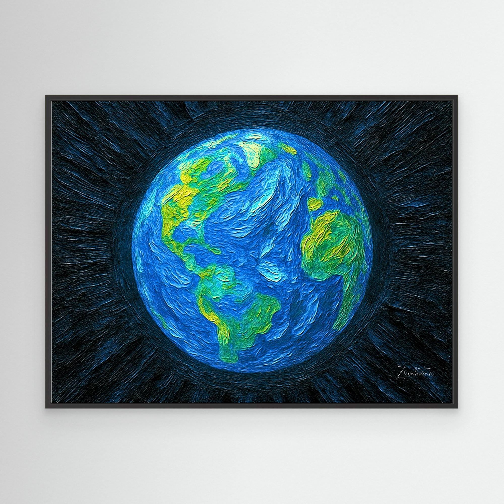 ERSETU Frame Canvas Print