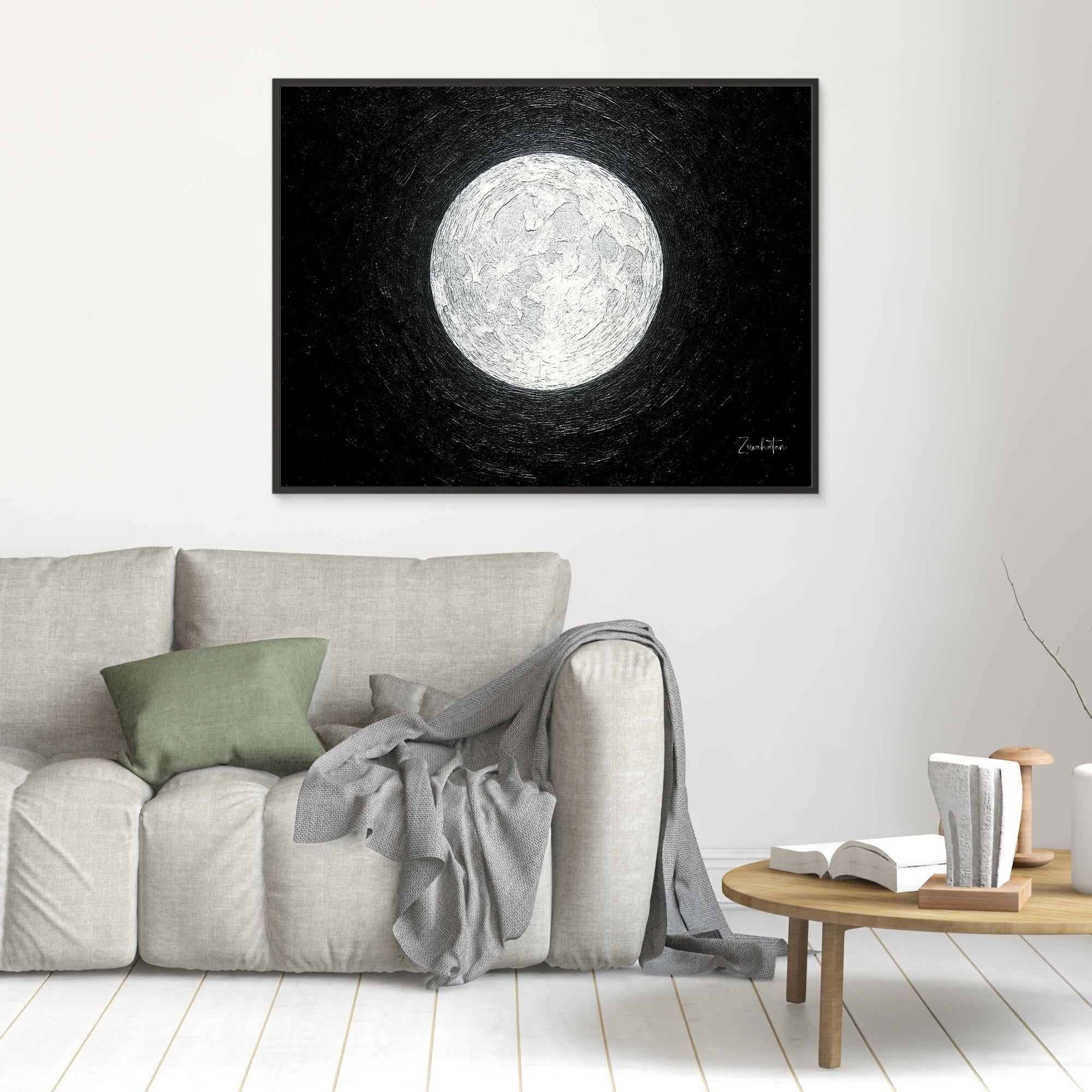 LUNAIRE Framed Canvas Print