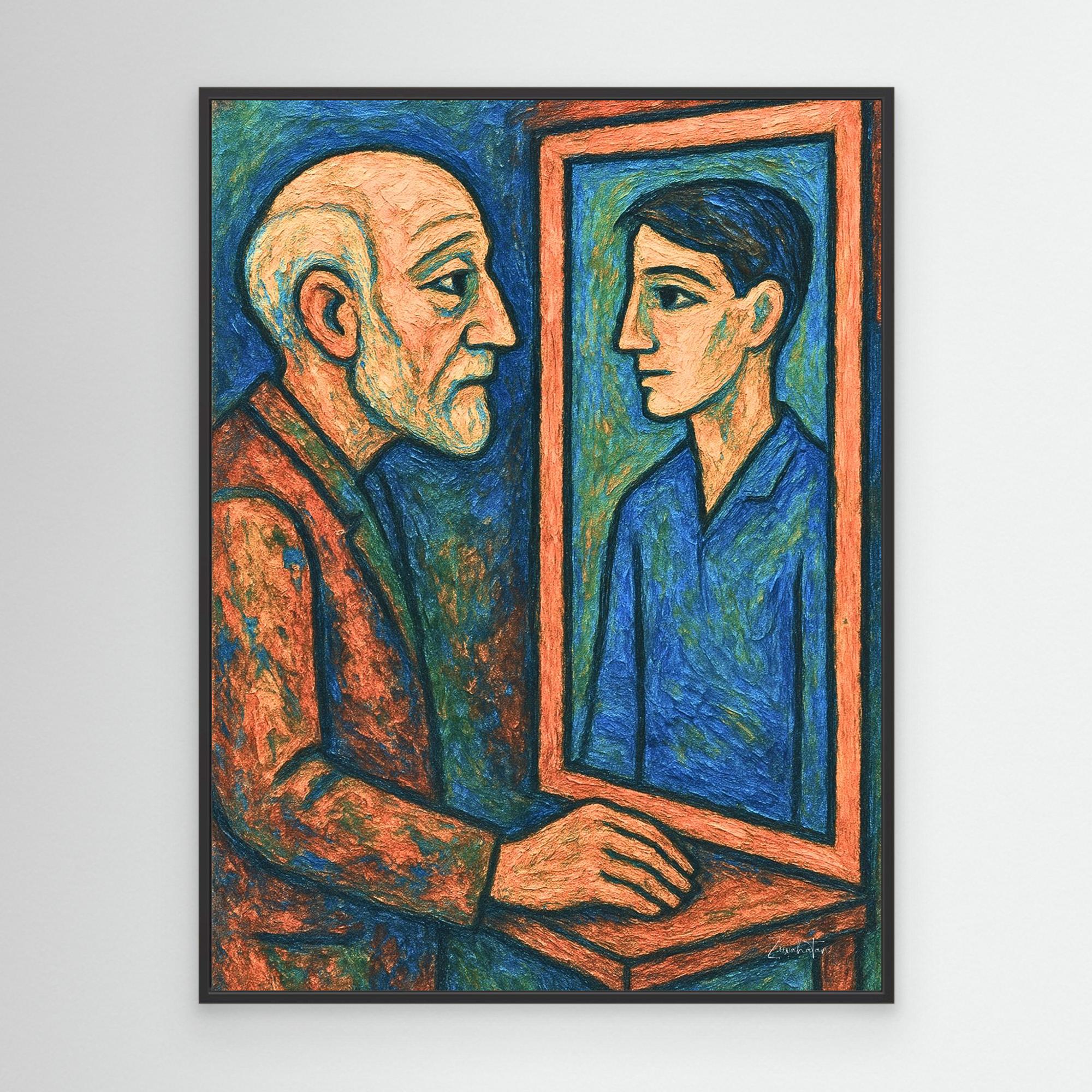 Reflections Framed Canvas Print