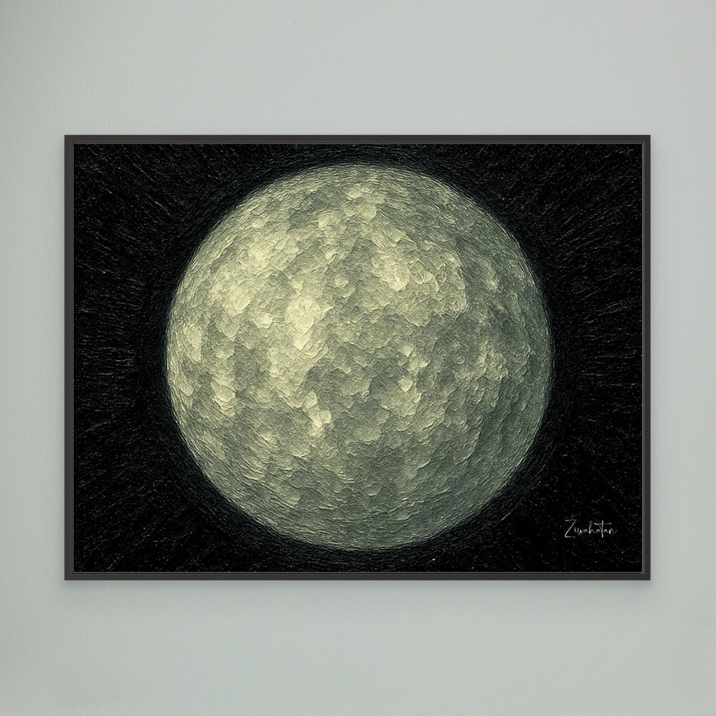 NABU Framed Canvas Print