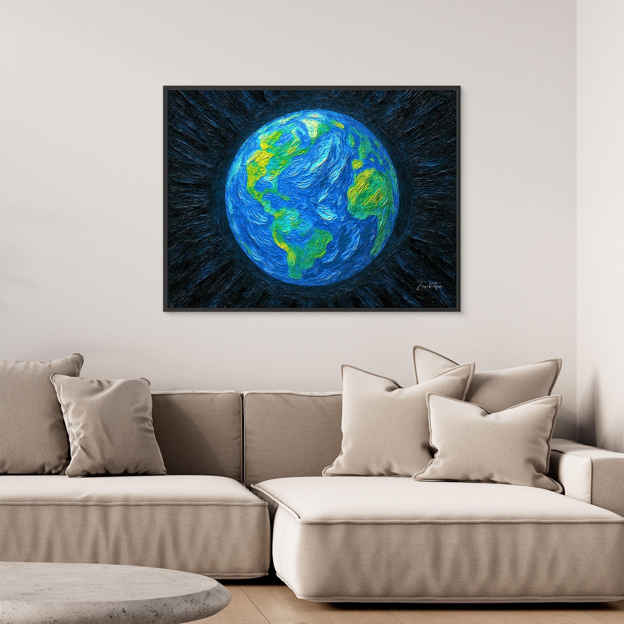 ERSETU Frame Canvas Print